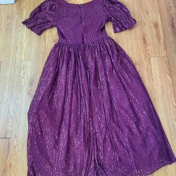 Ivy city Clara plum sequin - Picture 7 of 8